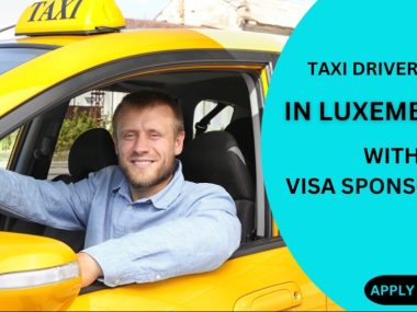 Taxi driver jobs in Luxembourg with visa sponsorship